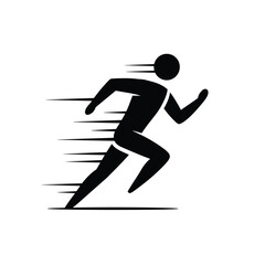 running man silhouette