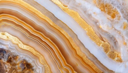 natural emperador marble texture with golden veins high resolution natural onyx stone background for digital wall and floor tiles a banded agate specimen with a geode of quartz cry generative ai