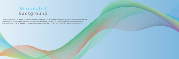 Premium background design with blue line pattern  in luxurious pastel colors. Abstract horizontal vector template for business banners, formal backgrounds, prestigious vouchers, luxury invitations