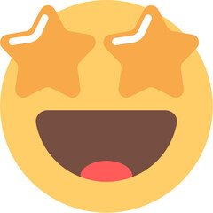 star eyes face emoji