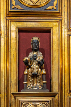 Our Lady of Montserrat Black Madonna Statue