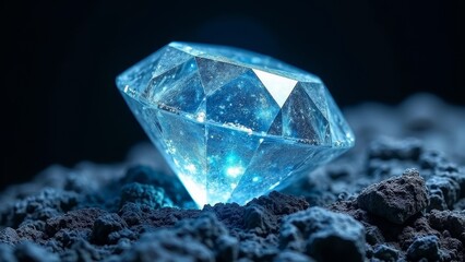 The exquisite appearance of blue gemstones