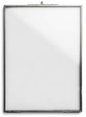 Elegant Brass Photo Frame with Mulberry Dust Texture - Vintage Style Home Decor Accessory