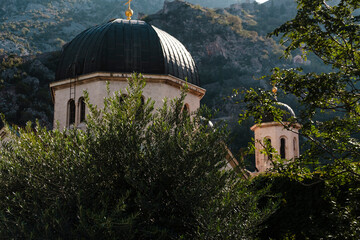 old town of kotor in montenegro, medieval buildings, popular cultural travel destination