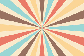 Retro vintage colorful background