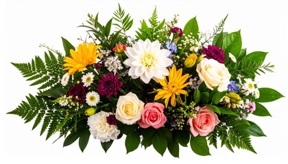 Bouquet of Flowers PNG for Floral Designs Plants Leaves