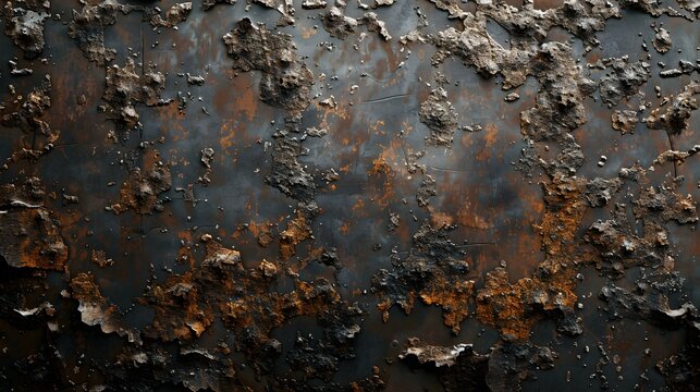 Grunge Rusty Metal Texture Background