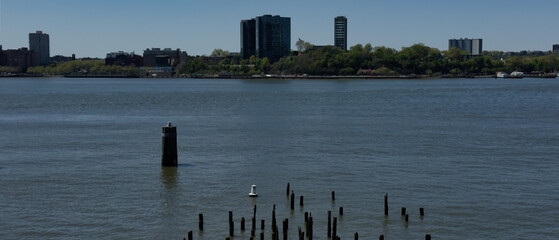 Harbor waterfront. New York, USA.