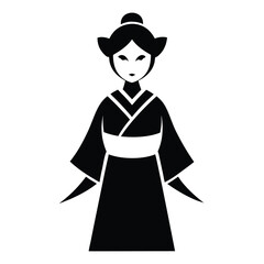 japanese girl in traditional costume