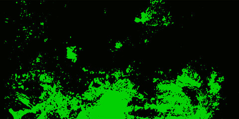 Green abstract powder explosion on a black background eps 10
