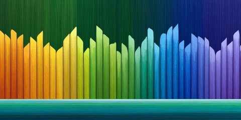 Fototapeta premium Watercolor painting of abstract charts with pastel color blending