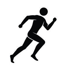 running man silhouette
