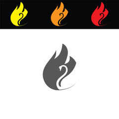 swan logo and vector template