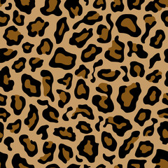 leopard print pattern seamless background