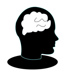 human head silhouette