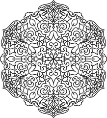 Beautiful Ethnic Mandala Art for Relaxation and Decorative Home Decor Elements