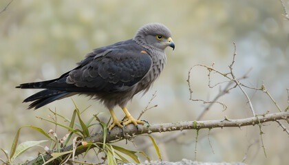 Fototapeta premium File #: 1484751840 Black Shouldered Kite Looking To Left