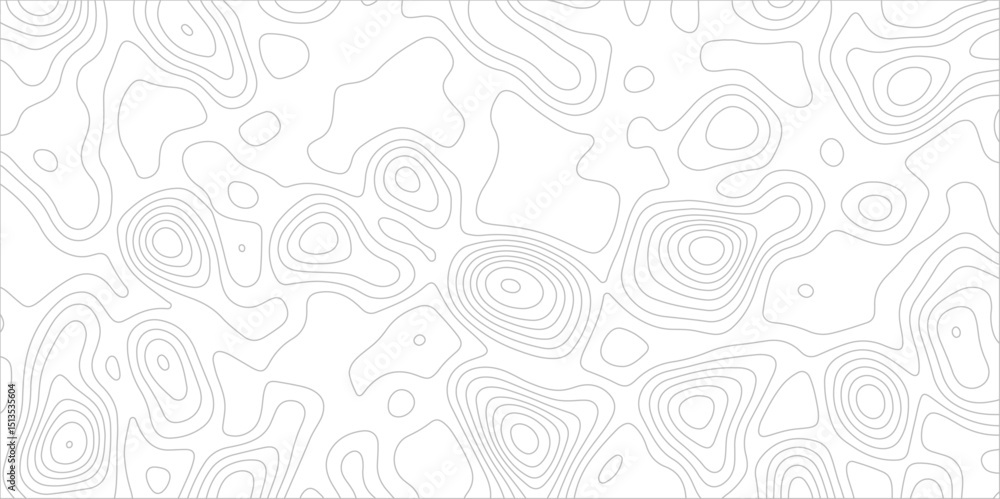 Poster abstract background with topographic map white background. the stylized height of the topographic ma