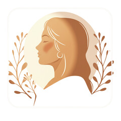 woman with long hair