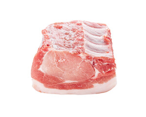 Uncooked and raw meat. Isolated