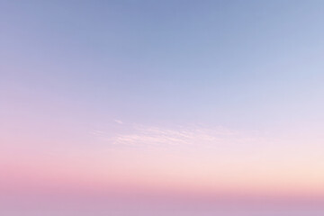 Obraz premium serene sky gradient featuring soft transitions from blue to pink to violet