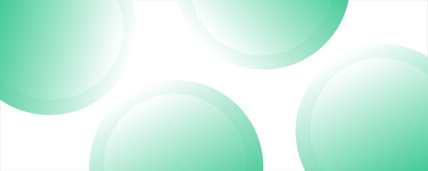 Green white abstract background overlap layer on bright space with circles effect decoration. Modern banner with lines style. Graphic design element stripes concept for flyer, card, or brochure cover