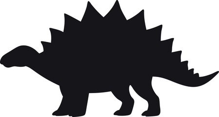 Stegosaurus Vector Illustration Design