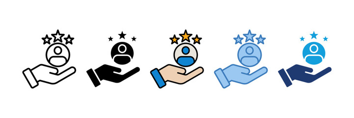 Customer Satisfaction Icon Element For Design