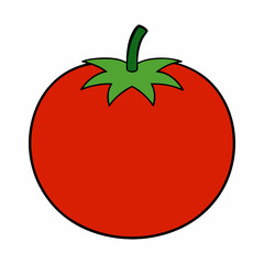 Tomatto illustration design isolated on white background