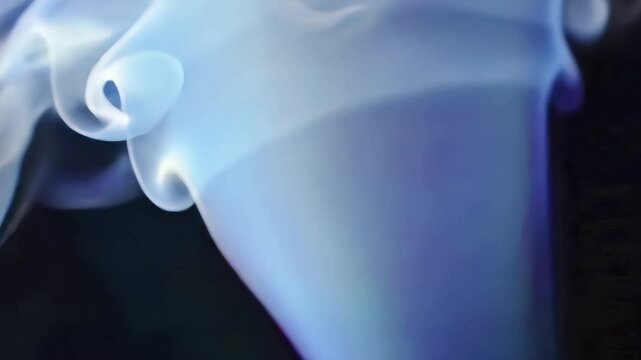 Realistic White Smoke Effect Animation on Transparent Background | Loopable HD Overlay