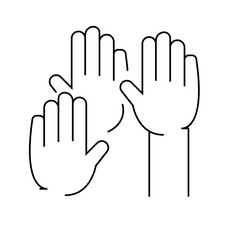 hands vector illustration