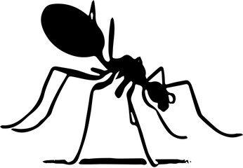 vector illustration ant