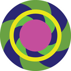 Obraz premium Abstract Circular Geometric Pattern design