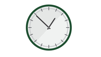 clock isolated on white