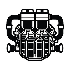 Hybrid F1 Style Power Unit with ERS Systems