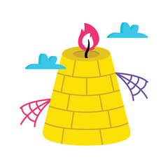 Account Security Vector style icon. Eps 10 file