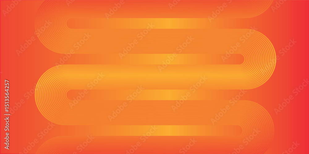 Poster red abstract background with glowing geometric lines. modern shiny red gradient diagonal rounded lin