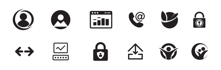 Essential outline icon vector