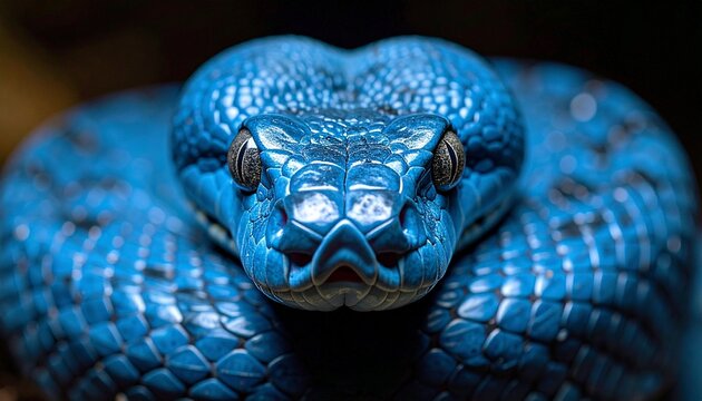 detailed close up image of a anaconda snake