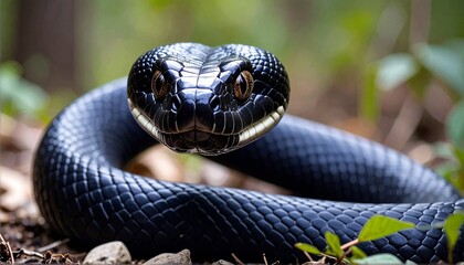 detailed close up image of a anaconda snake