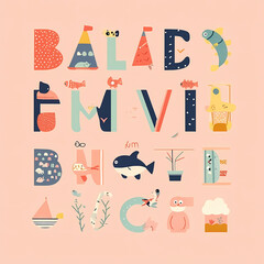 Whimsical Ocean Animal Alphabet Playful ABCs for Kids
