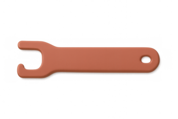 3d rendering of open end wrench on transparent background