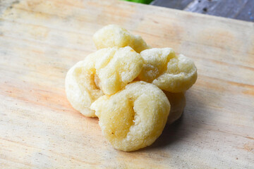 Snacks made from cassava (GOLAK), a traditional food from Java
