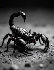 detailed close up image of a scorpion