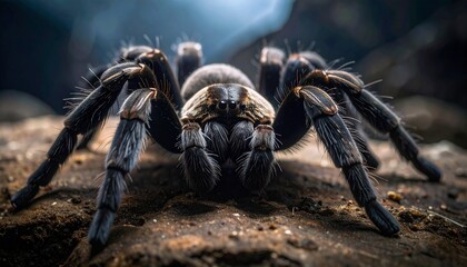 detailed close up image of a Tarantula spider