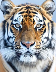 Fototapeta premium detailed close up image of a tiger