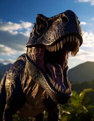 Obraz premium beautiful detailed image of a Tyrannosaurus Rex