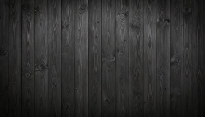 Vertical Black Burnt Wood Planks &ndash; Dark Rustic Texture