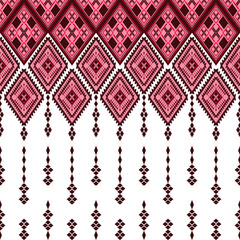 Geometric ethnic pattern, Vector, Seamless pettern, Navajo, drawing, indean cloth.