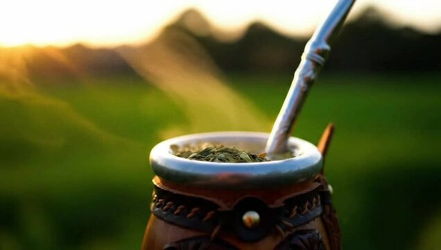 Cup of tea chimarr&atilde;o, brazilian chimarro